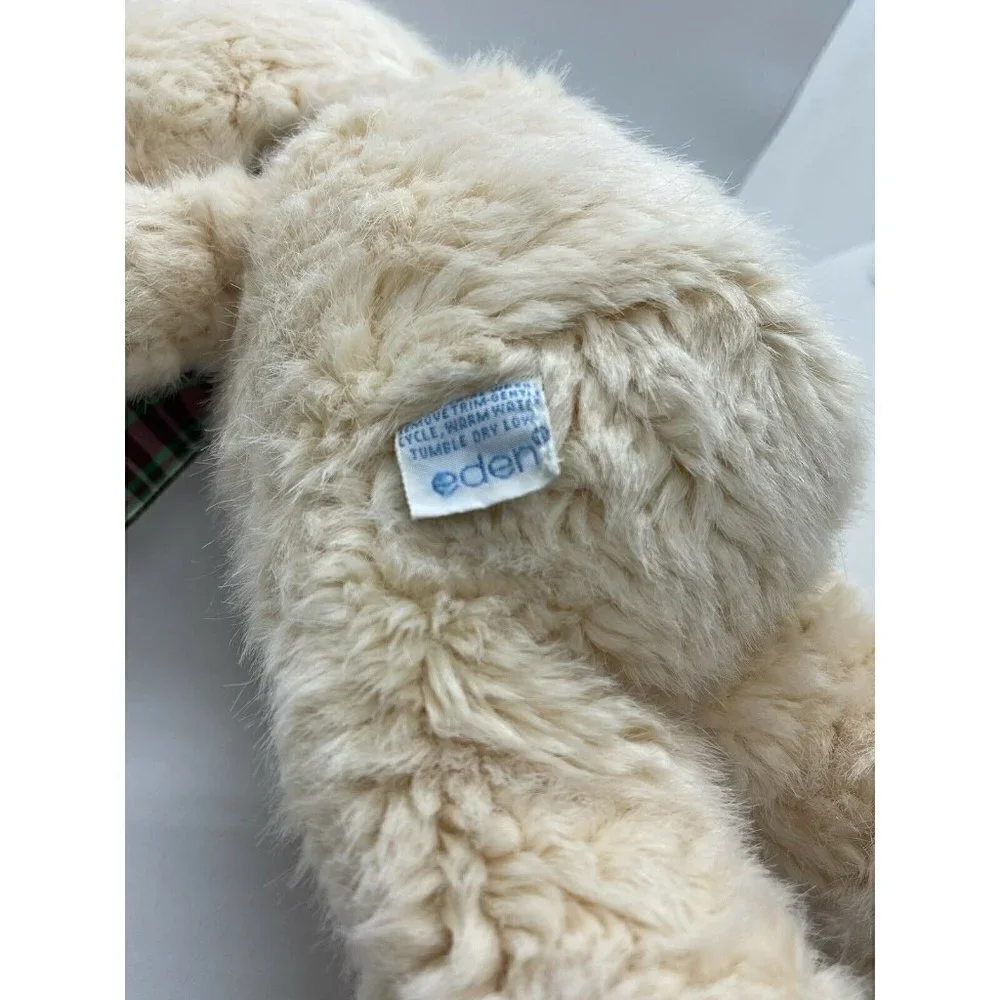Vintage Eden Toys Cream Tan Teddy Bear Stuffed Animal Plush 13
